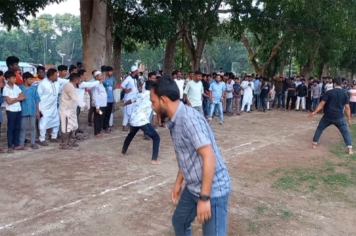শিবচরে পহেলা বৈশাখে অনুষ্ঠিত হলো বিলুপ্তপ্রায় দাড়িয়াবান্ধা খেলা