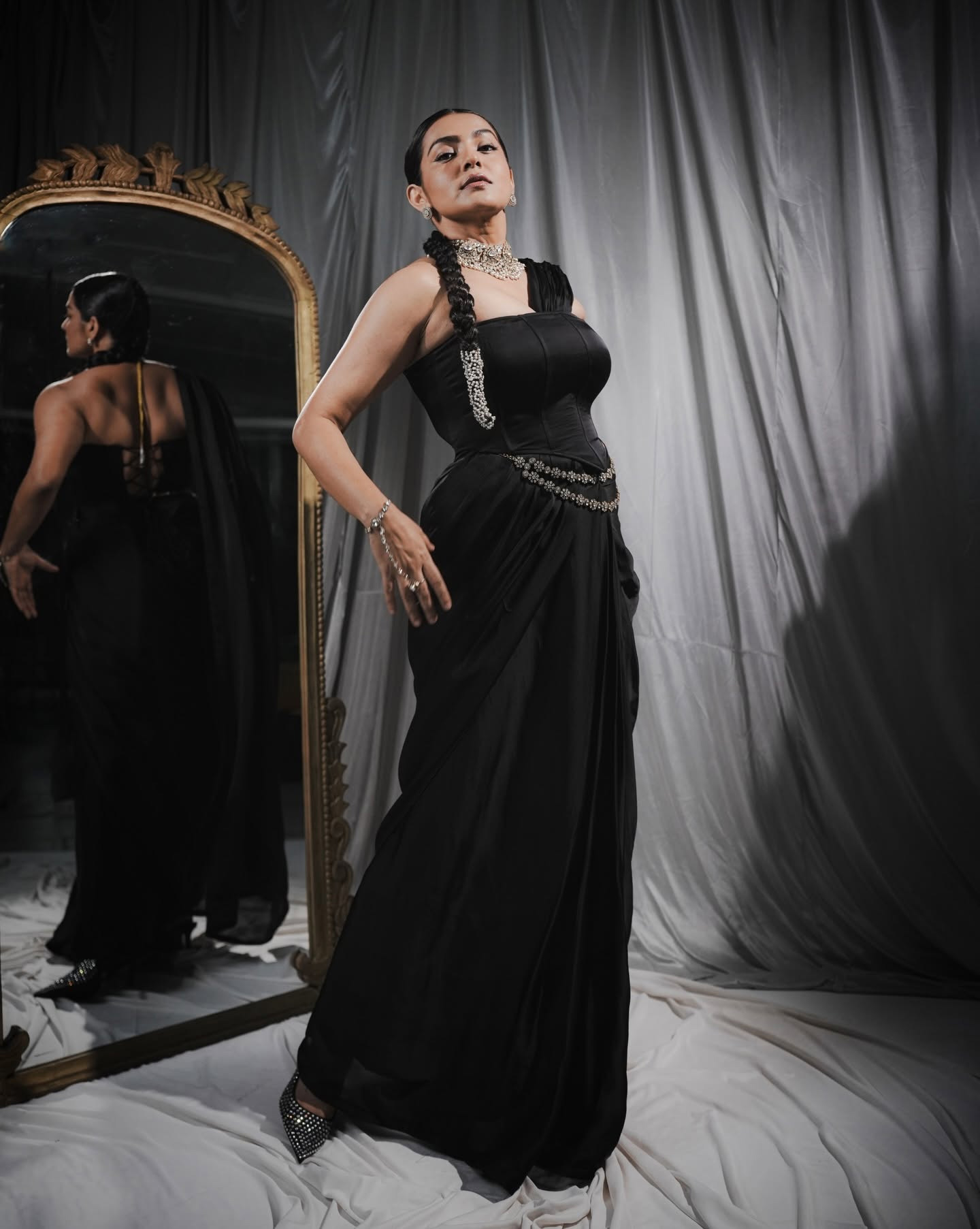 ছবি: অভিনেত্রীর ফেসবুক থেকে।