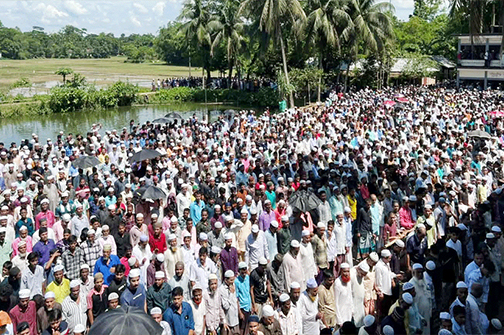 কাতারে সড়ক দুর্ঘটনায় নিহত সিলেটের ৫ প্রবাসীর দাফন সম্পন্ন