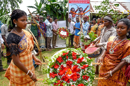 গোবিন্দগঞ্জে ১৭১তম সাঁওতাল বিদ্রোহ দিবস উদযাপিত
