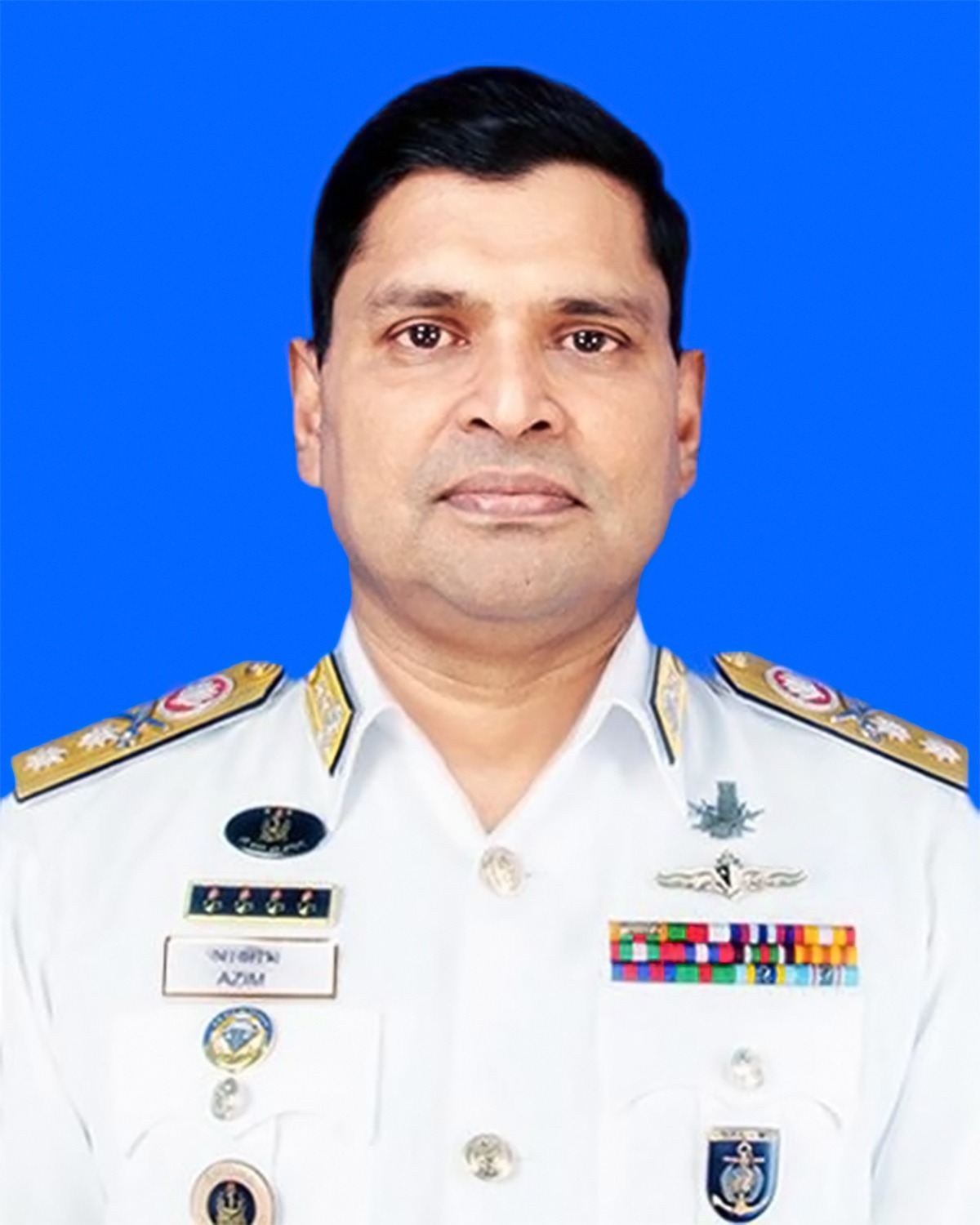 নতুন নৌবাহিনী প্রধান রিয়ার এডমিরাল খোন্দকার মিসবাহ উল আজীম